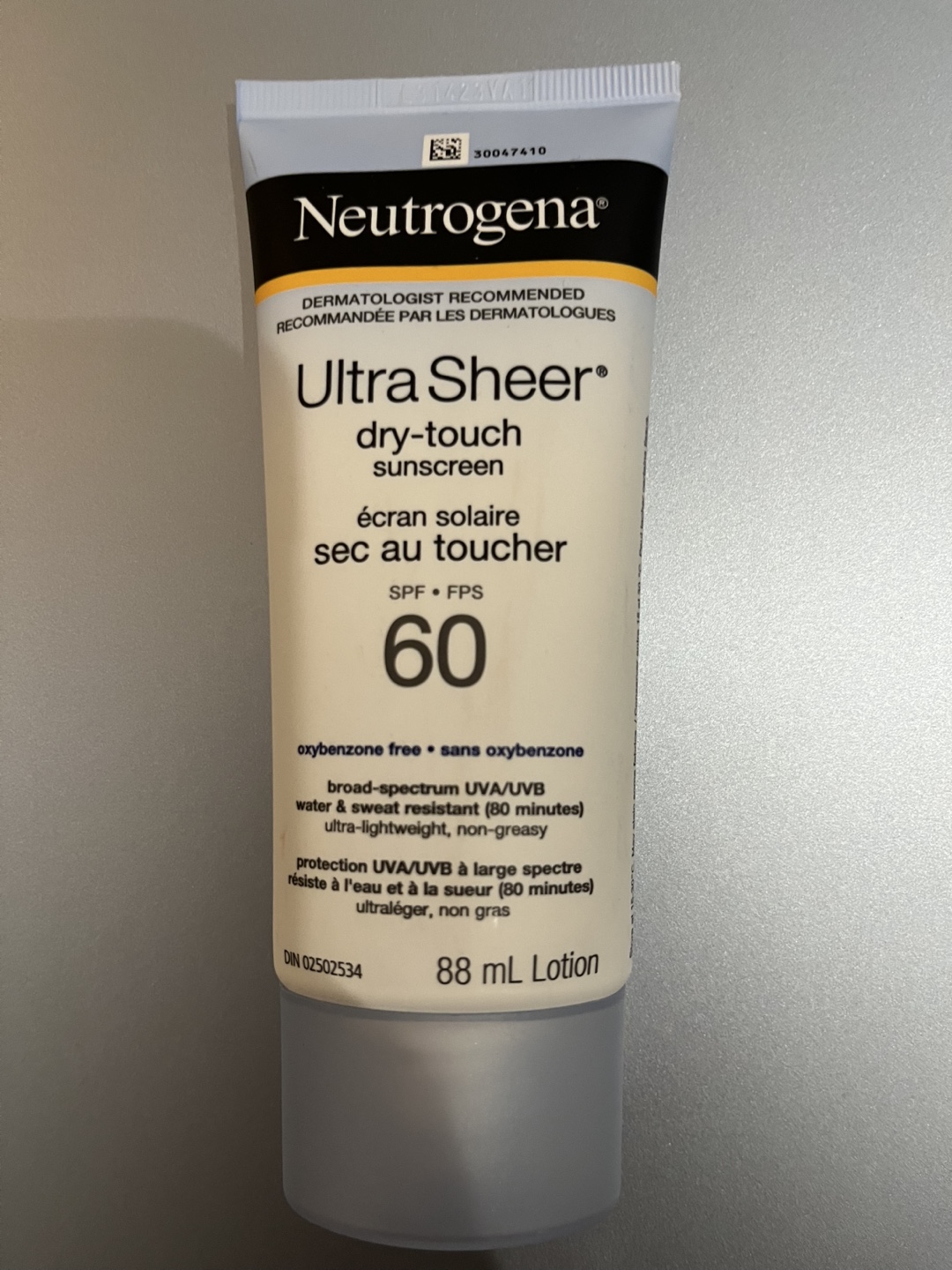 Neutrogena Ultra Sheer Dry-Touch Sunscreen SPF 60 🧡