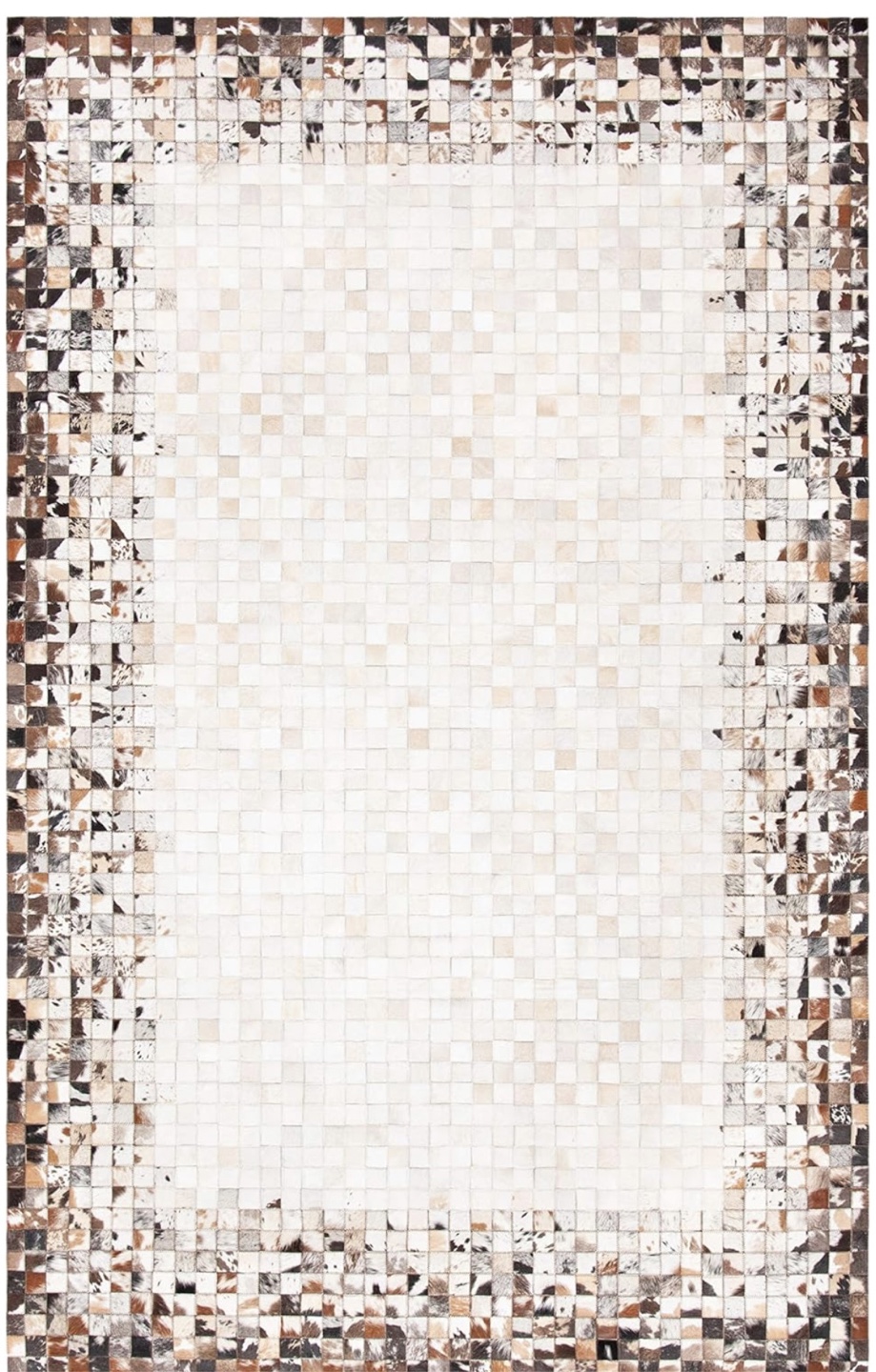 Unique Cowhide Patchwork Rug - photo 2