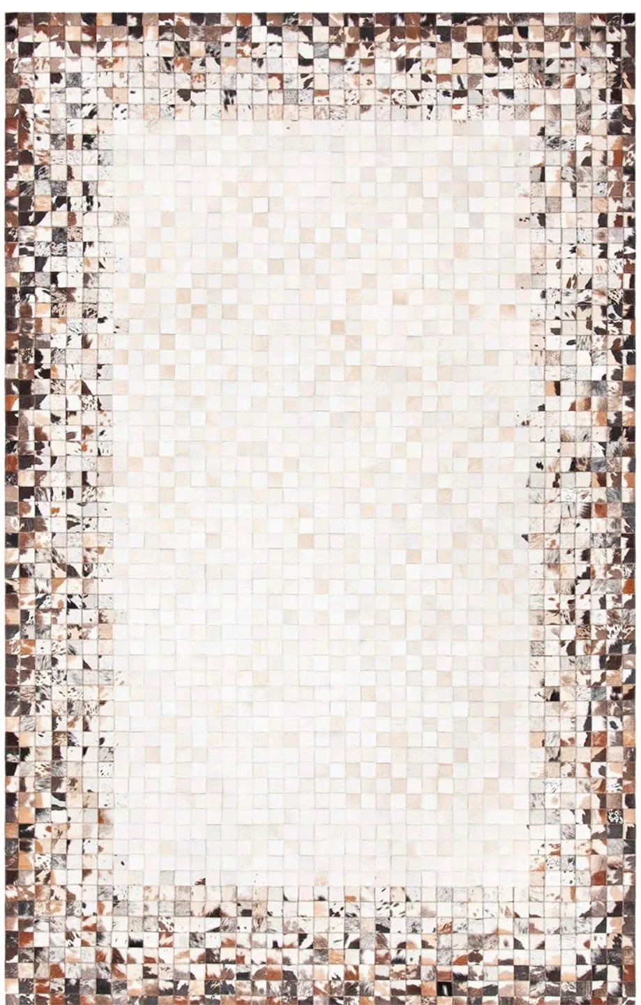 Unique Cowhide Patchwork Rug image indicator(2)
