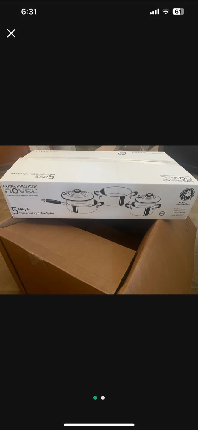 Royal Prestige 5 Piece Cooking Set With Special Cleaner thumbnail
