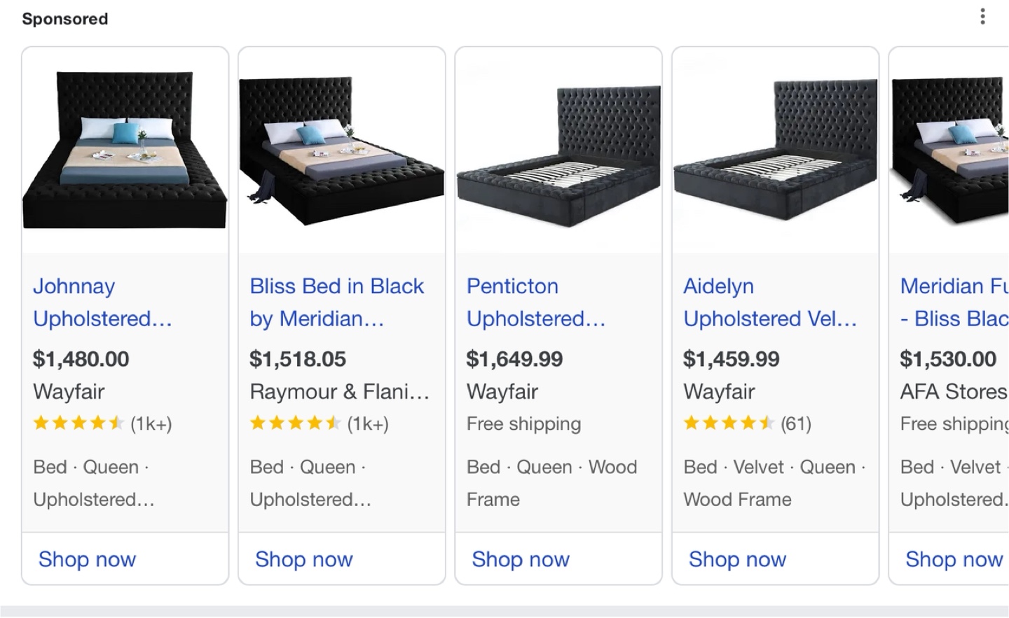 Velvet storage bed King black