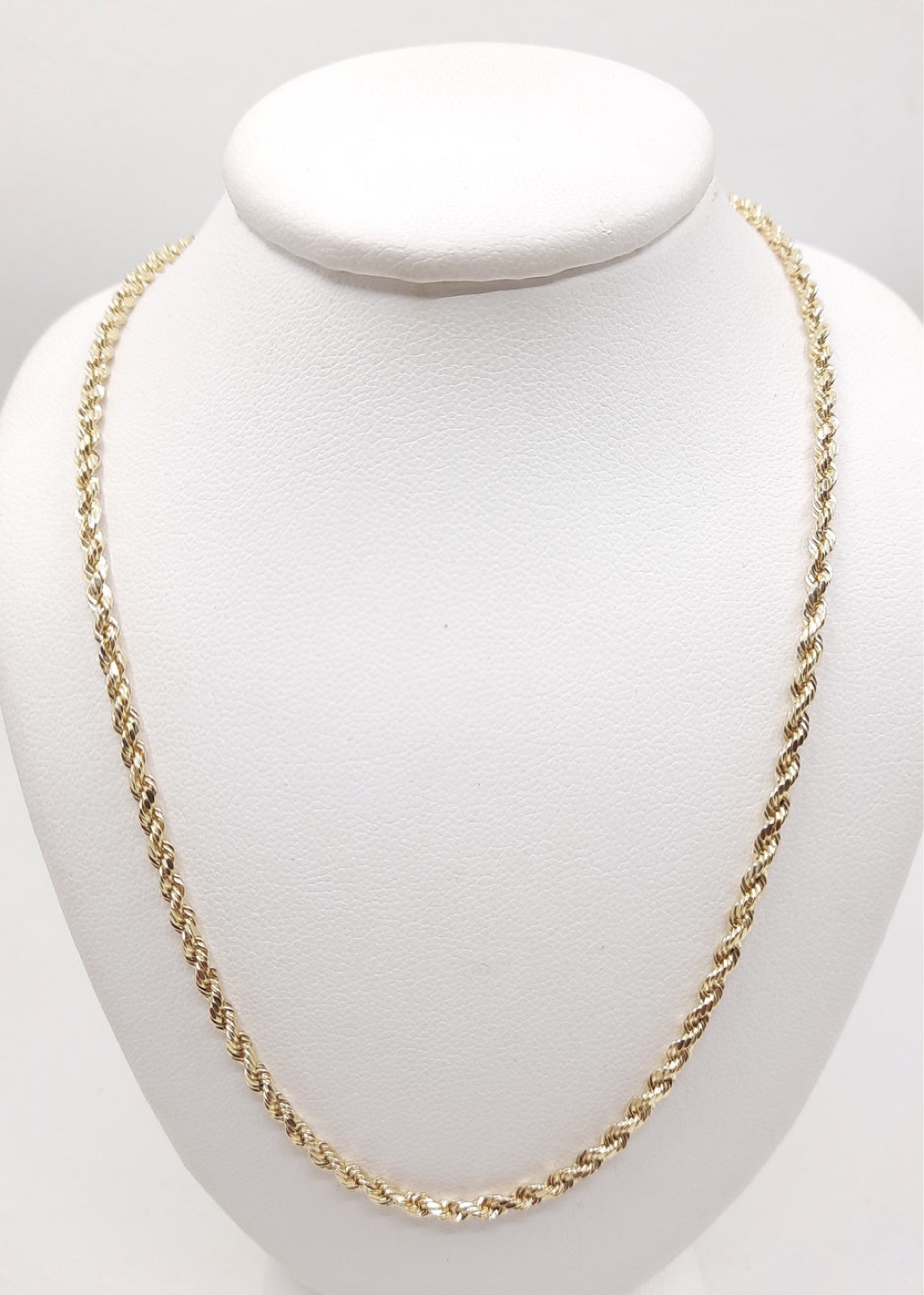 Gold Rope Chain Necklace