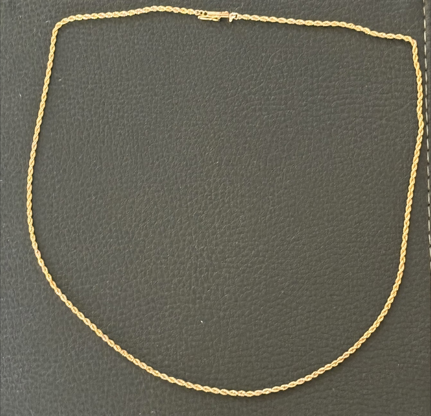 Gold Rope Chain Necklace - photo 2
