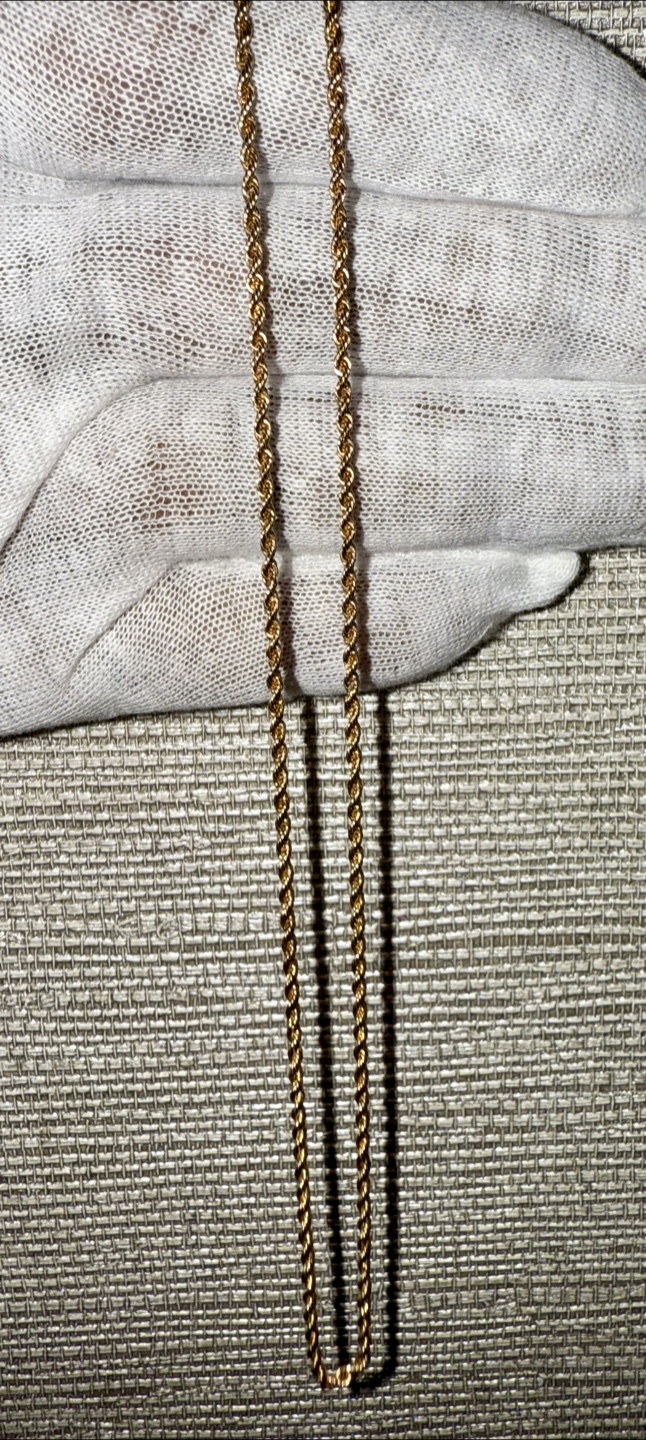 Gold Rope Chain Necklace - photo 4