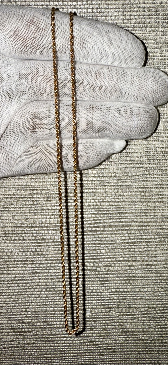 Gold Rope Chain Necklace - photo 5