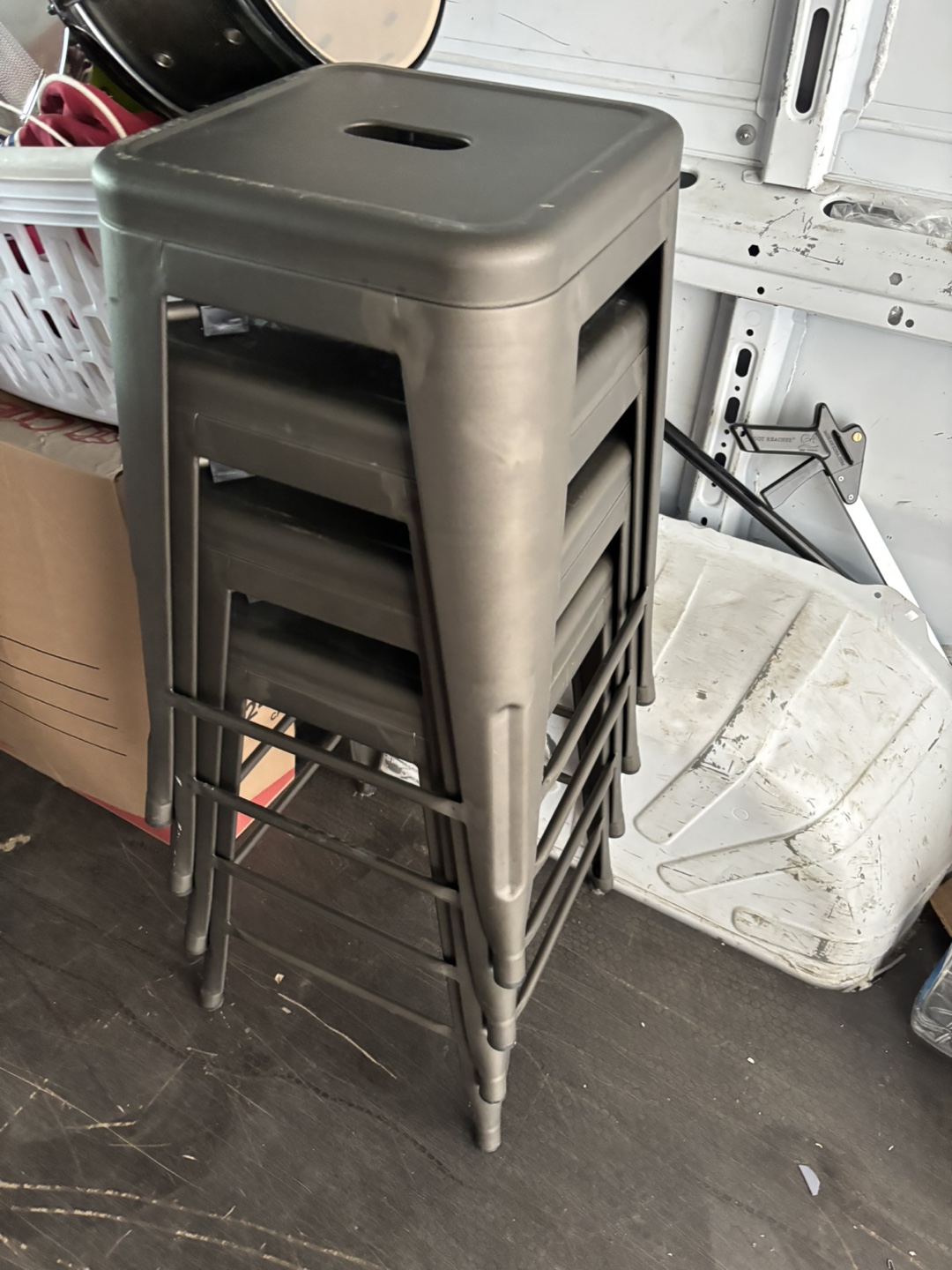 Metal Bar Stools - Set of 4 - photo 3