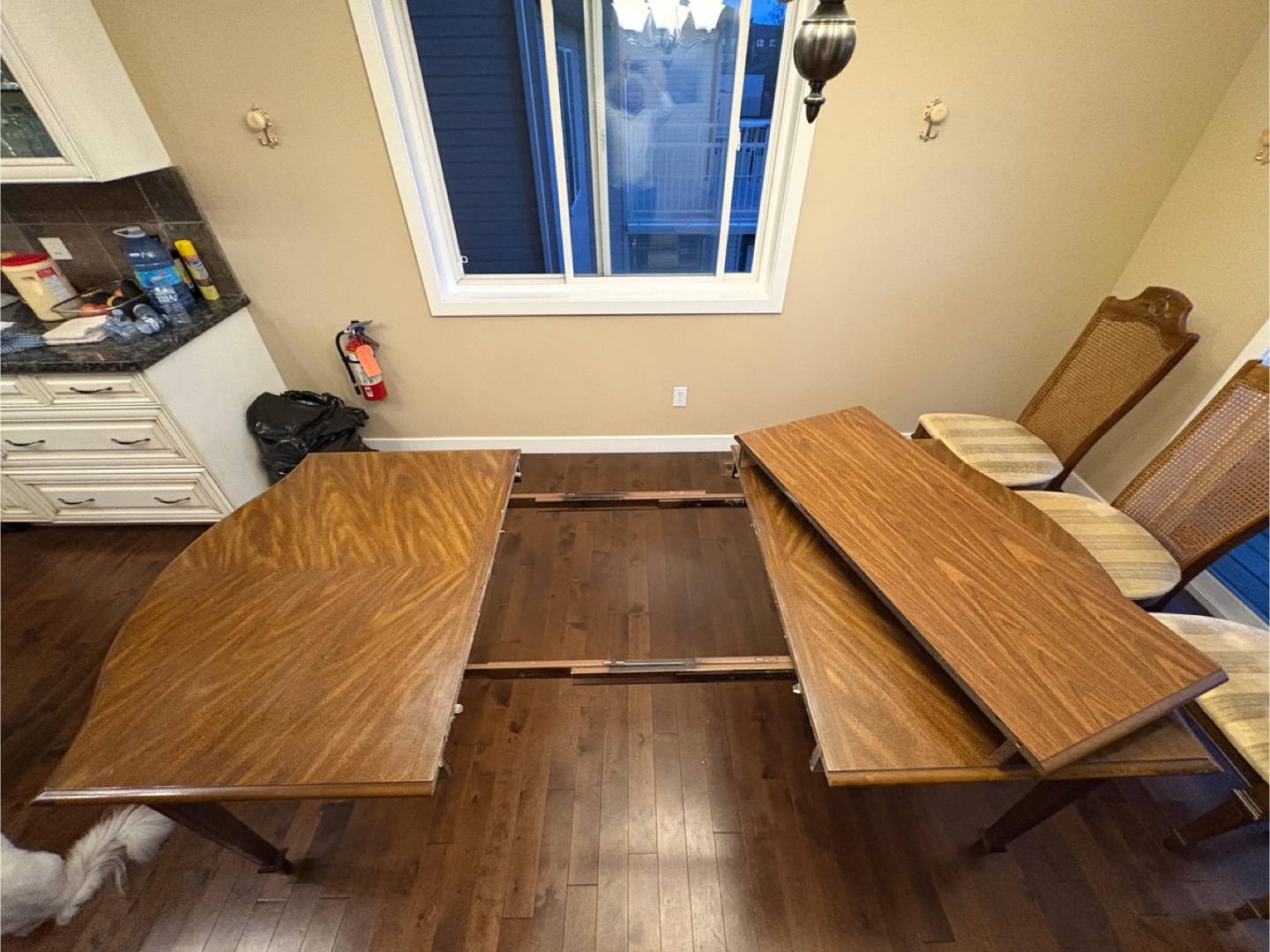 Extendable Dining Table Set with 6 Chairs - photo 4