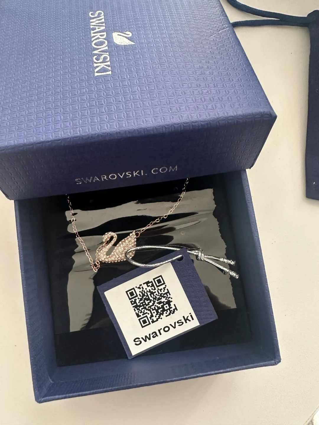 Swarovski Swan Necklace thumbnail