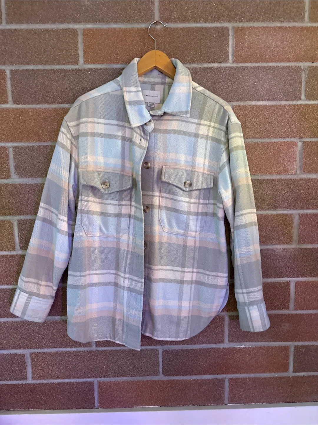 American Eagle Oversized Flannel - XS thumbnail