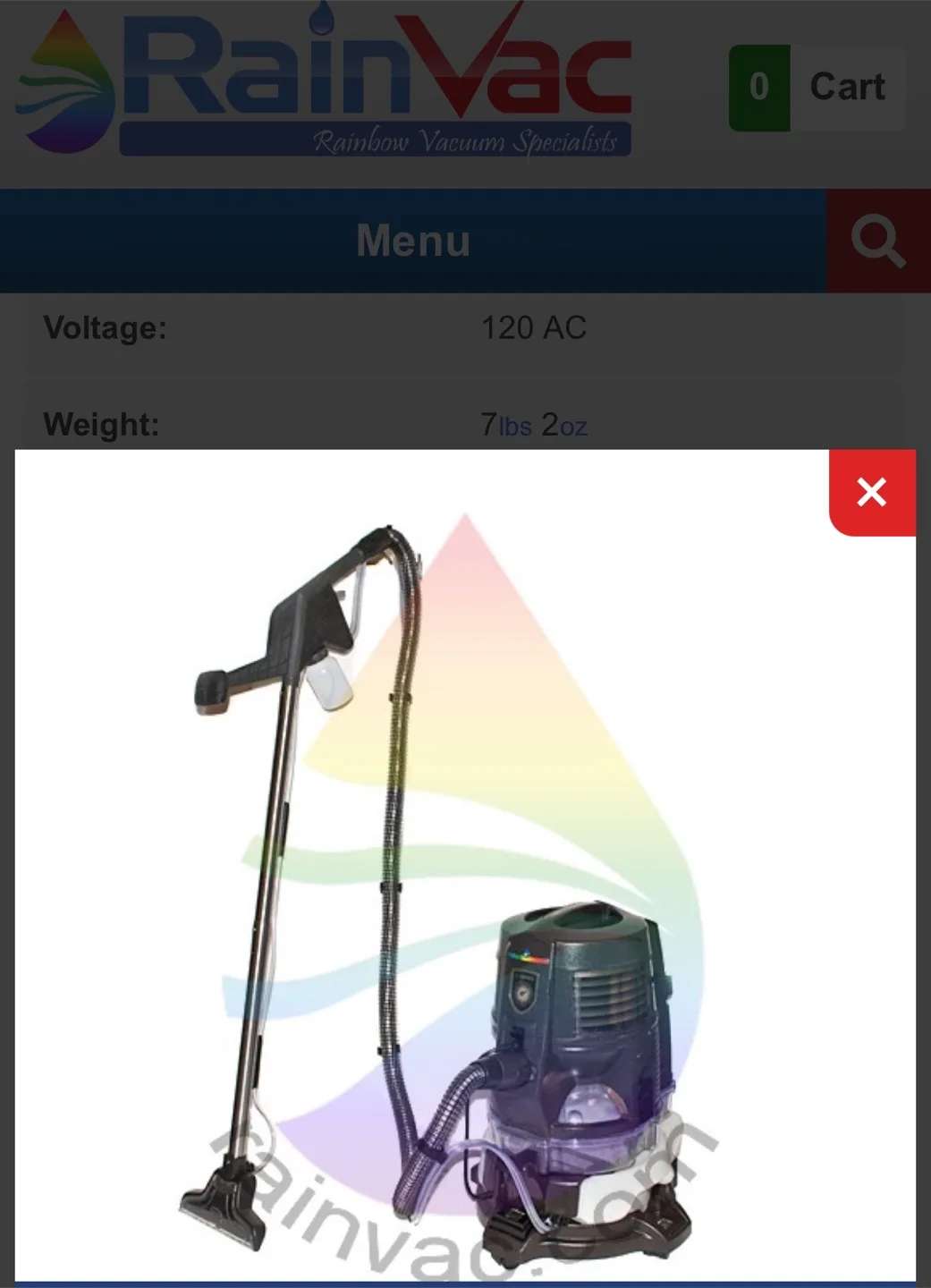 Rainbow Aquamate Water Vacuum (unused) - in original Box image indicator(9)