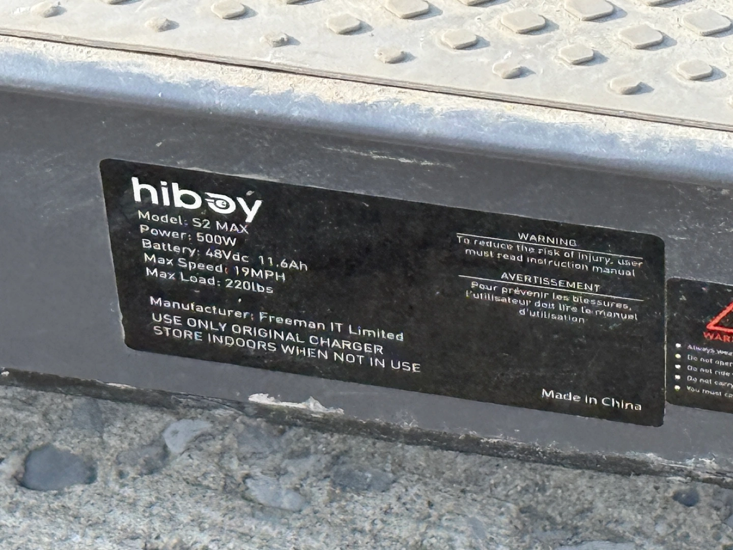 Hiboy S2 MAX Electric Scooter Karrot