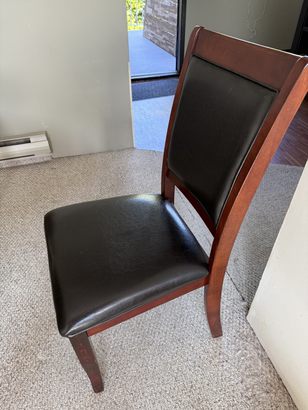 Round Dining Table Set with 3 Chairs - photo 4