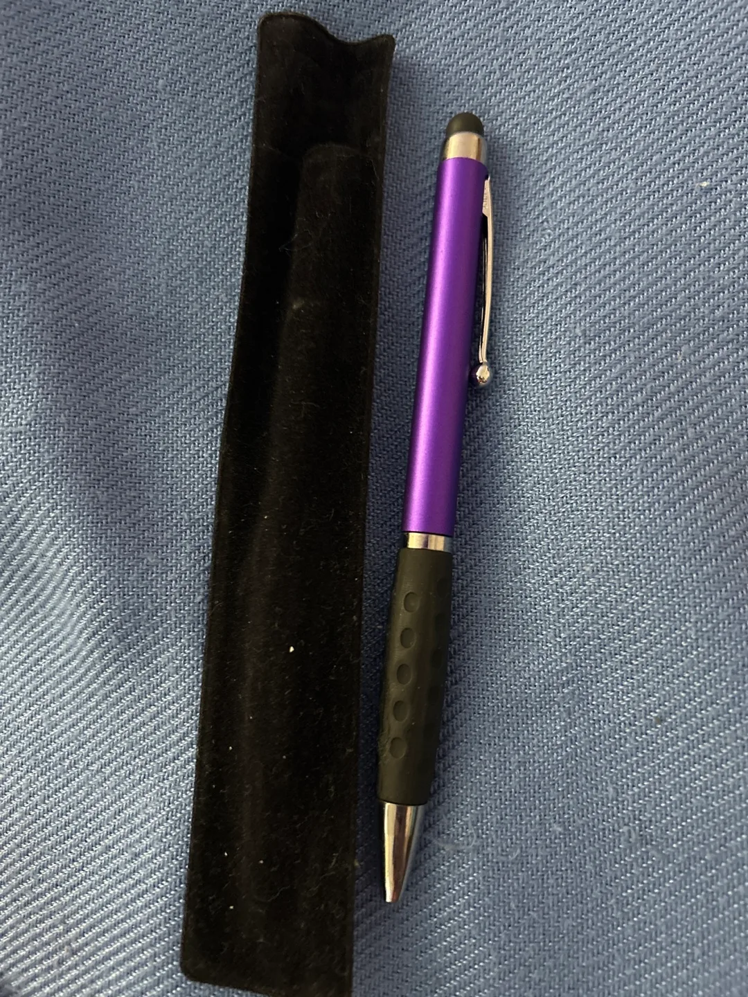 🧡 Purple Stylus Pen with Carrying Case