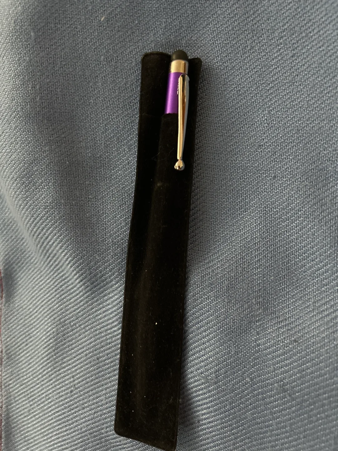 🧡 Purple Stylus Pen with Carrying Case image indicator(2)