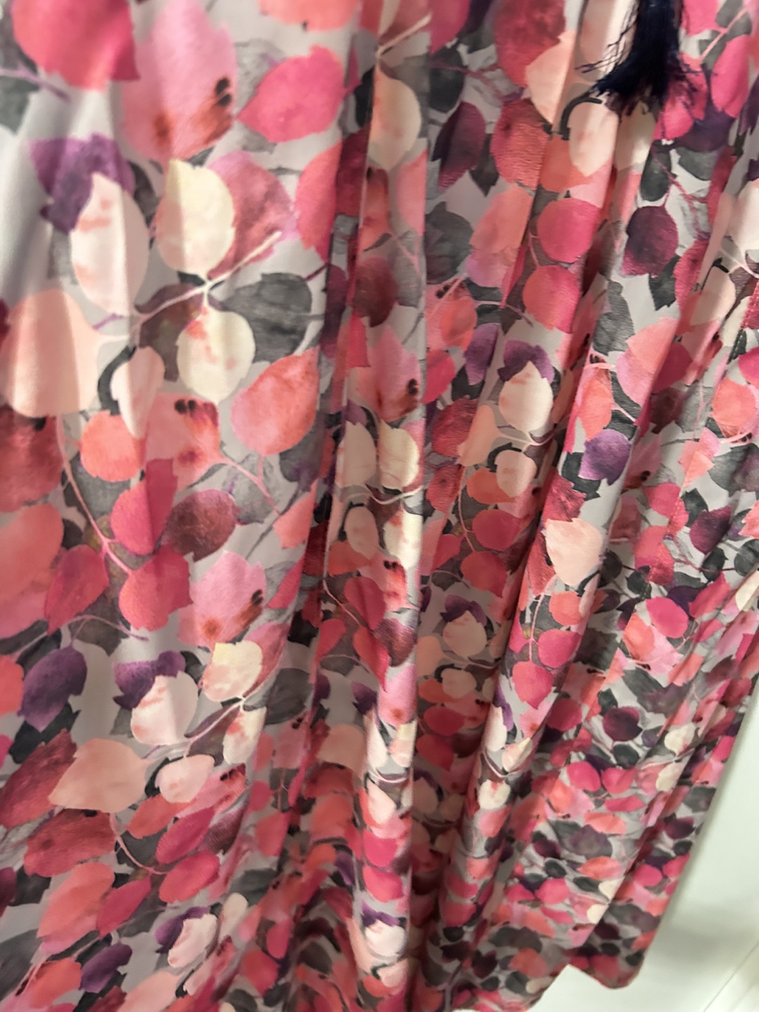 Pink Floral Maxi Dress with Gold Detailing - photo 2