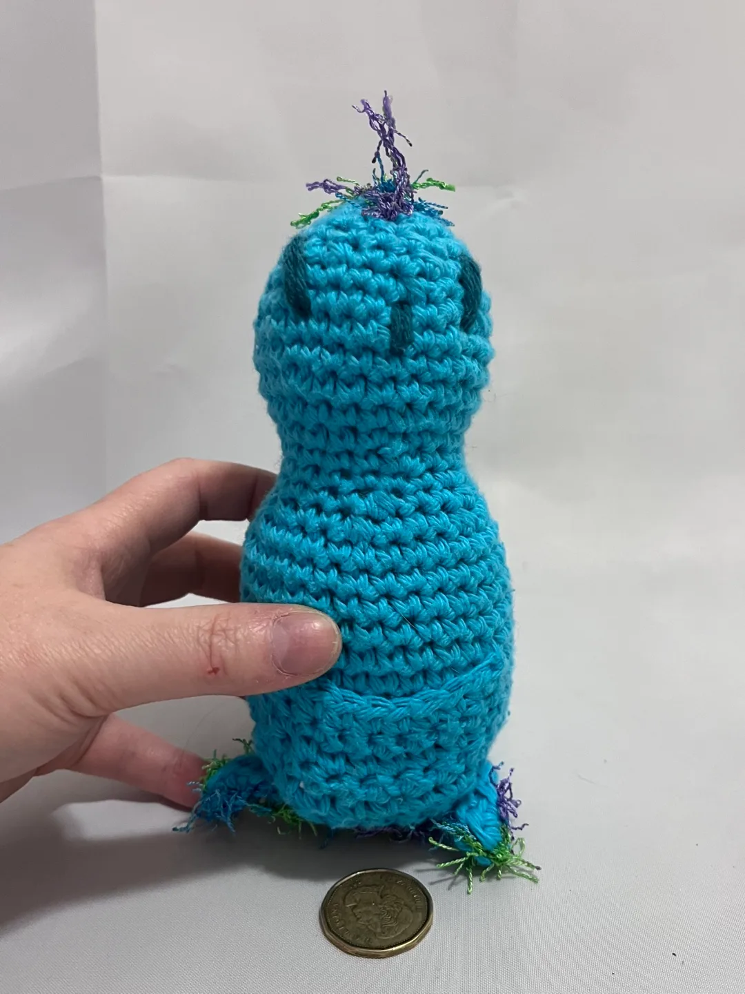 Hand-Made Dinosaur Cat Toy! - great for cuddling and play! image indicator(3)