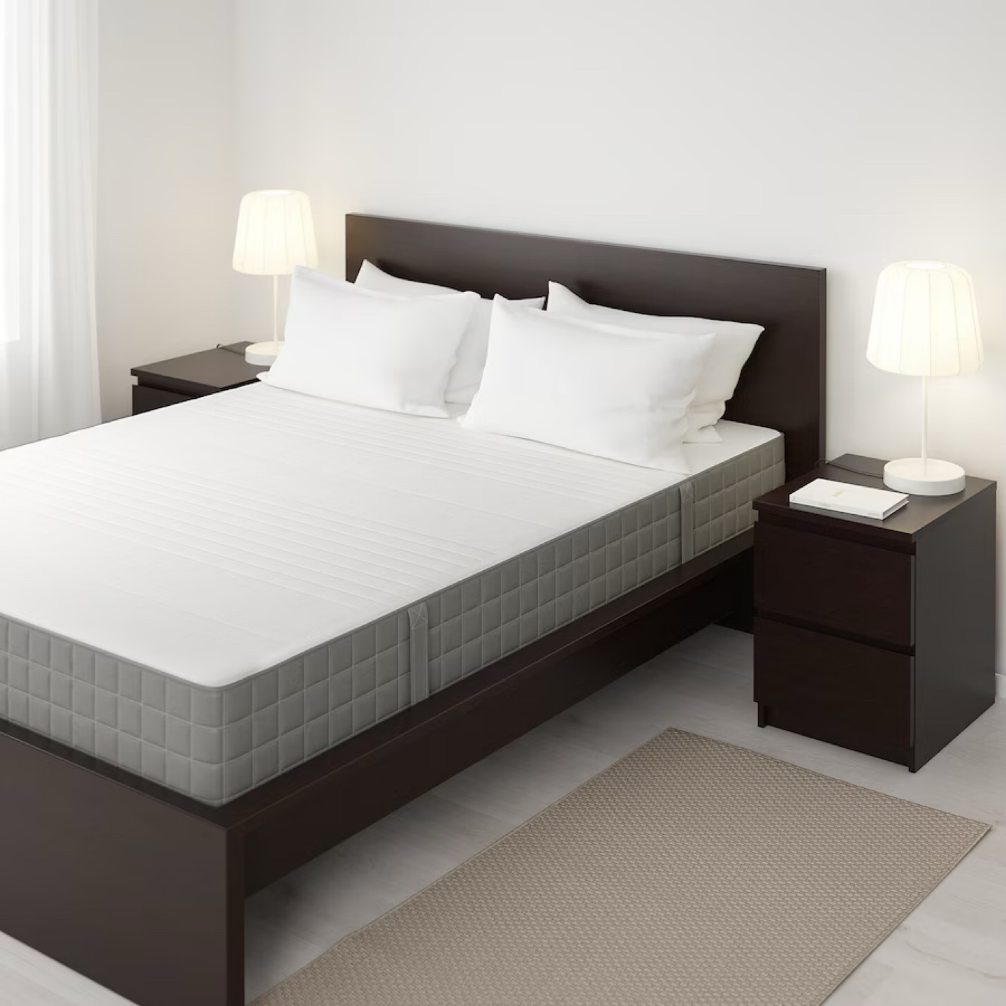 IKEA HAUGSVÄR full size Mattress - Like New - photo 4