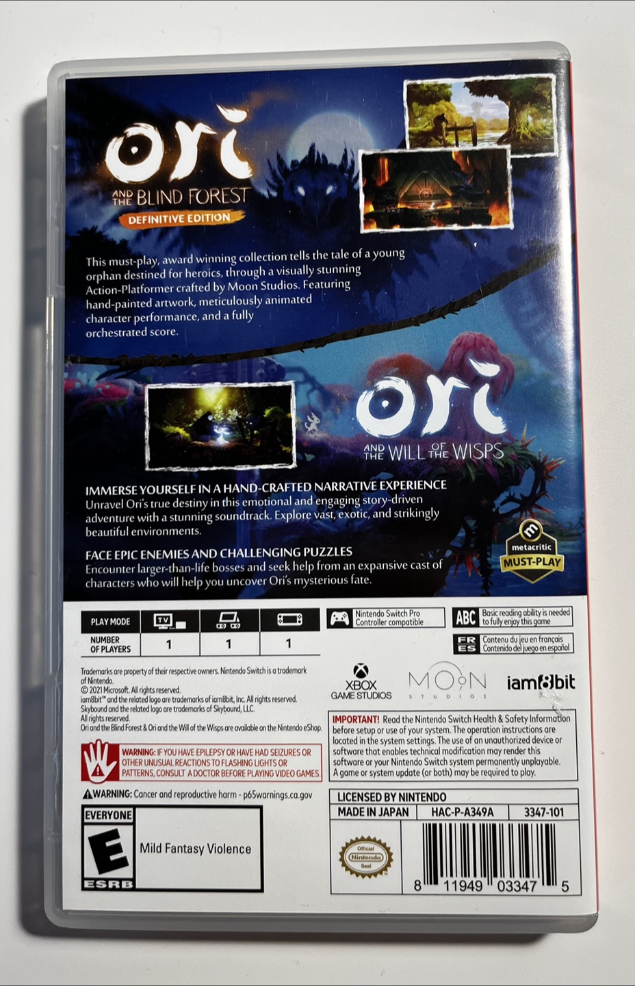 Ori The Collection Nintendo Switch Game - photo 2
