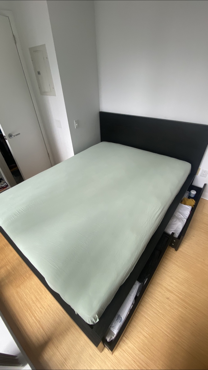 IKEA MALM Queen Bed Frame with Storage