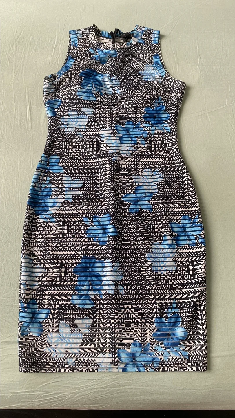 GUESS Los Angeles Sleeveless Floral Dress Size S