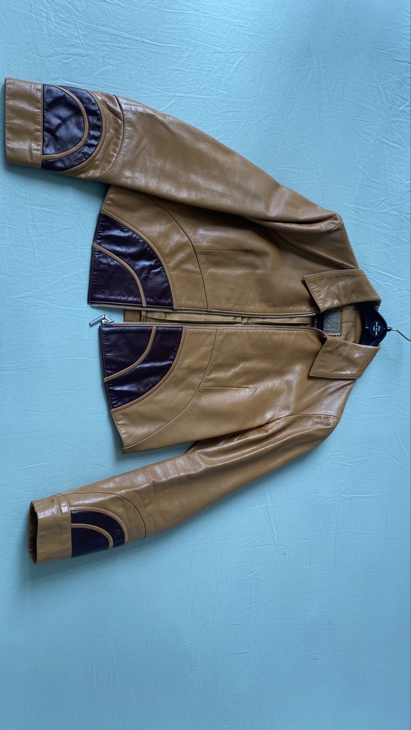 Vintage Leather Jacket - Size 38
