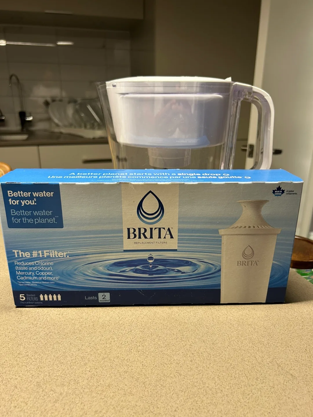 Brita 6 cups + 5 filters image indicator(2)