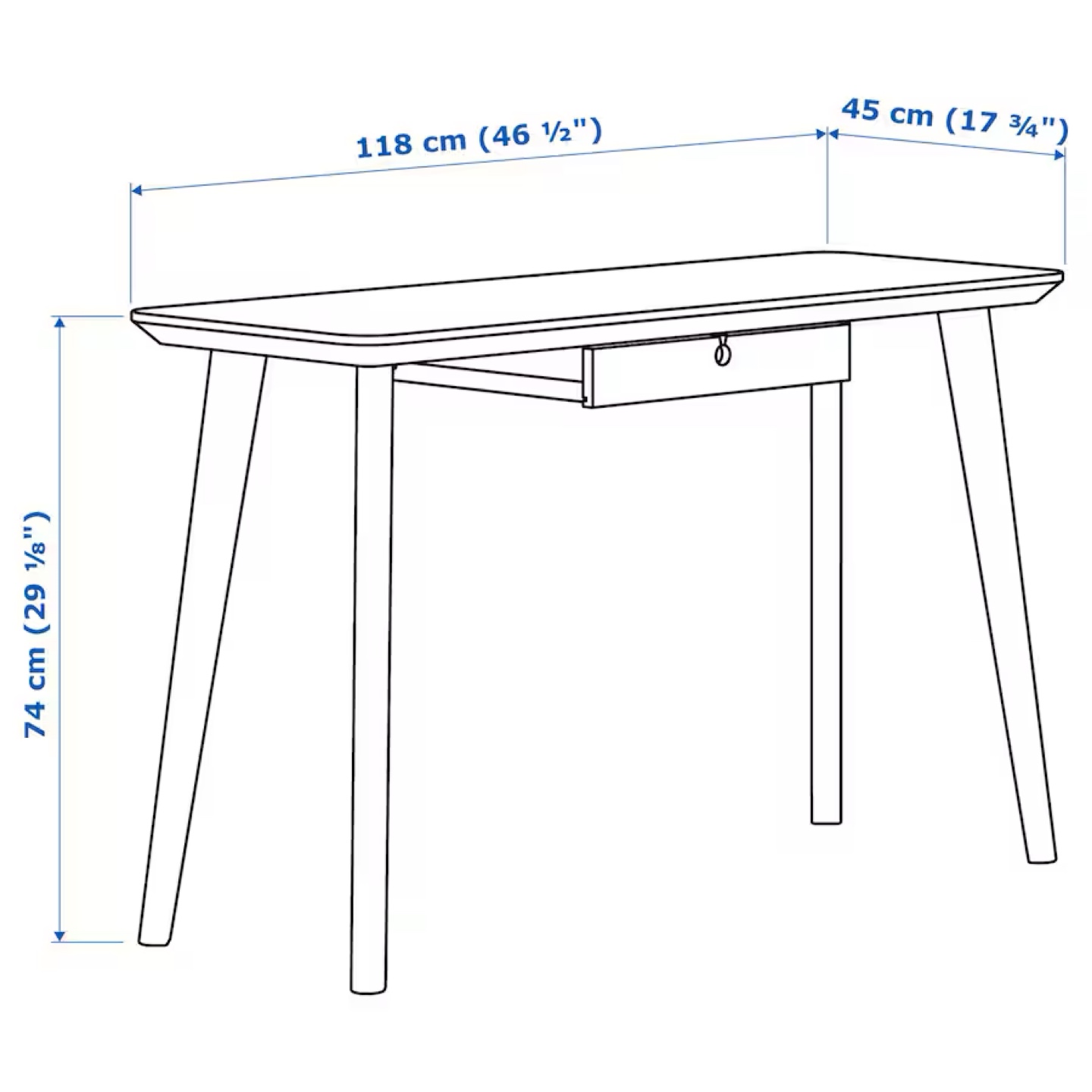 Ikea LISABO desk - photo 4