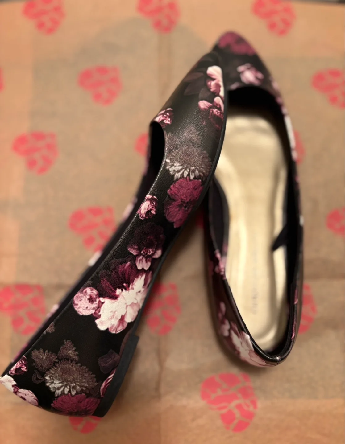 Christian Siriano Floral Flats 🧡 thumbnail