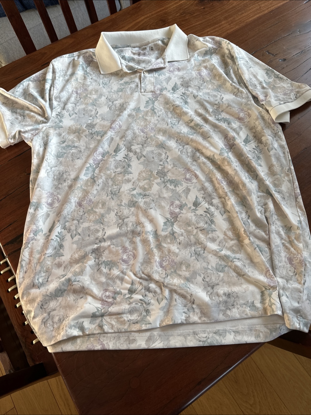 Abercrombie & Fitch Men's XL Floral Polo Shirt - photo 3