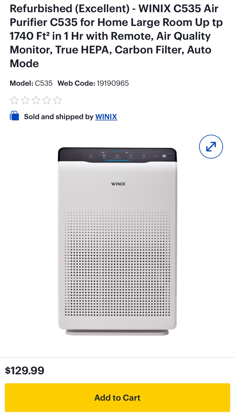 AIR PURIFIER W/ REMOTE + 2 FILTERS - photo 4
