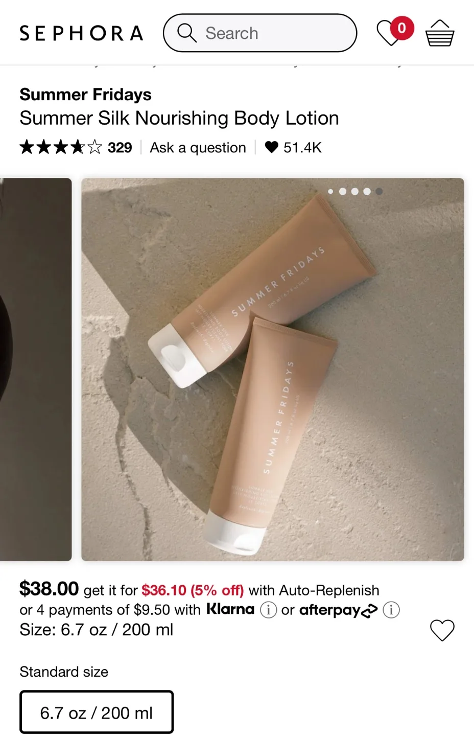 Summer Fridays Summer Silk Nourishing Body Lotion image indicator(5)