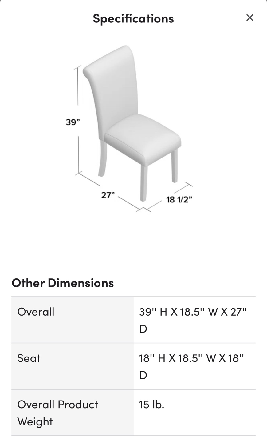 Set of Two Dining Chairs (Moving Out) - photo 4