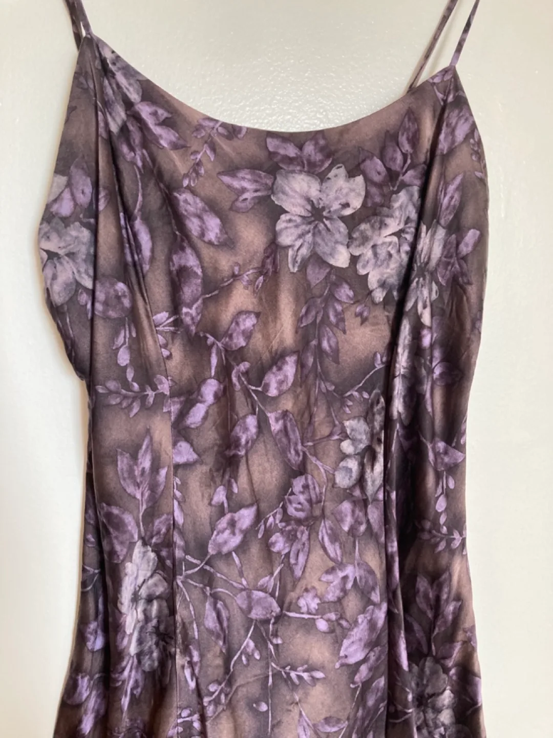 Victoria's Secret Purple Floral Slip Dress thumbnail
