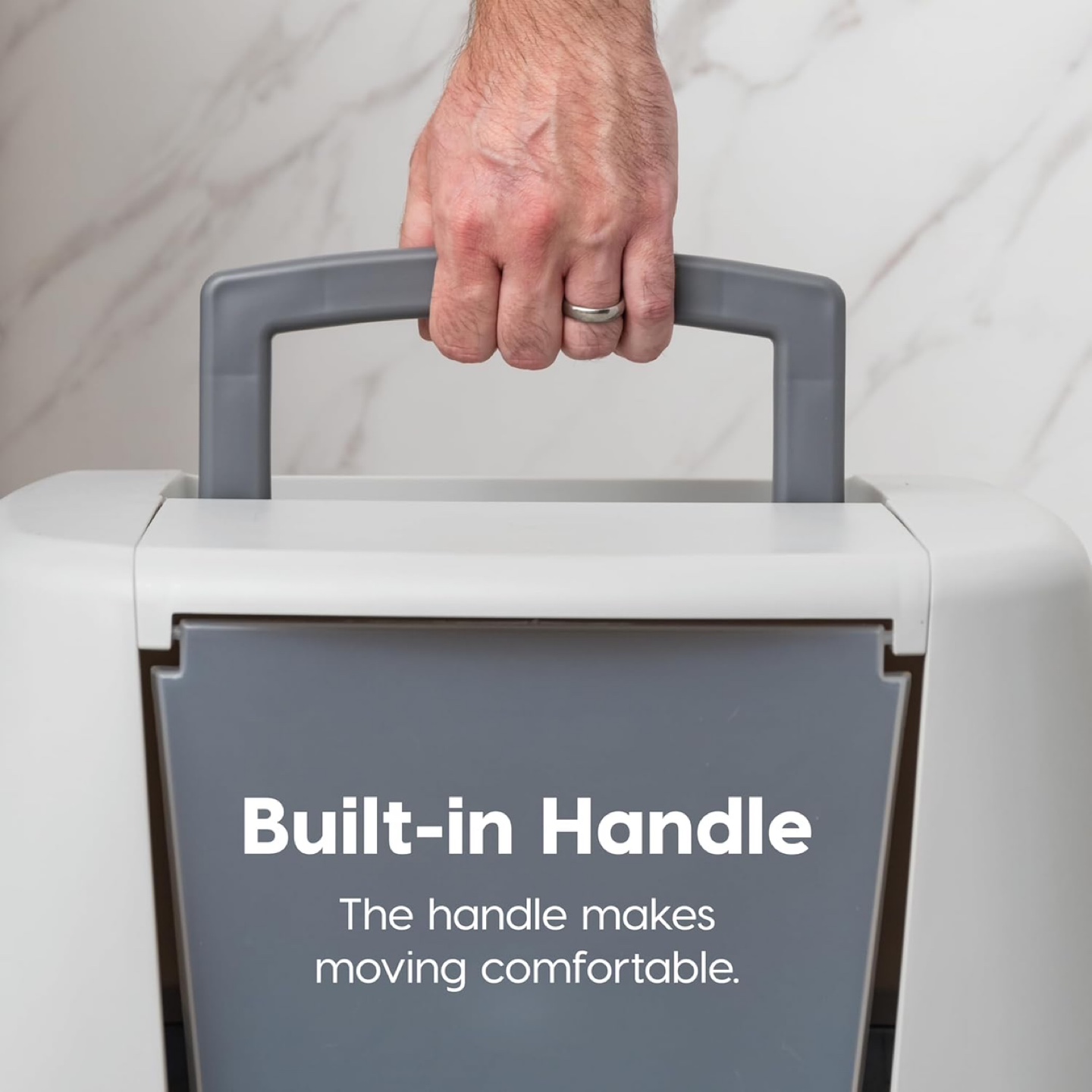 Enclosed Cat Litter Box with Handle and Scoop - photo 5