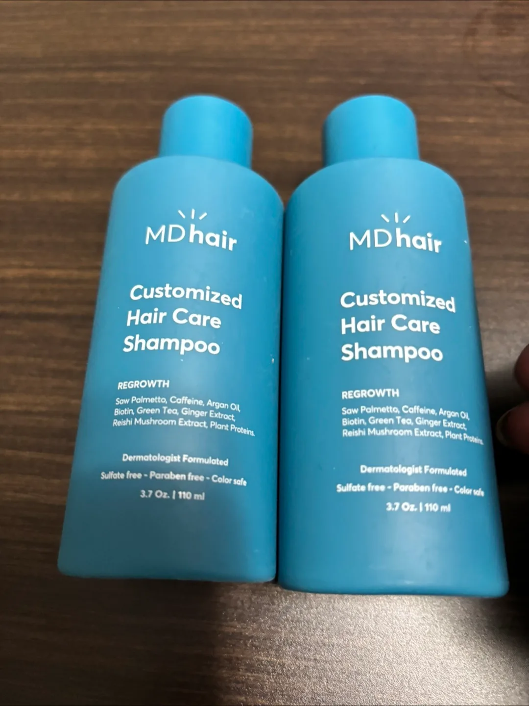 MDhair Customized Hair Care Shampoo (Regrowth) - 2x 3.7 oz thumbnail