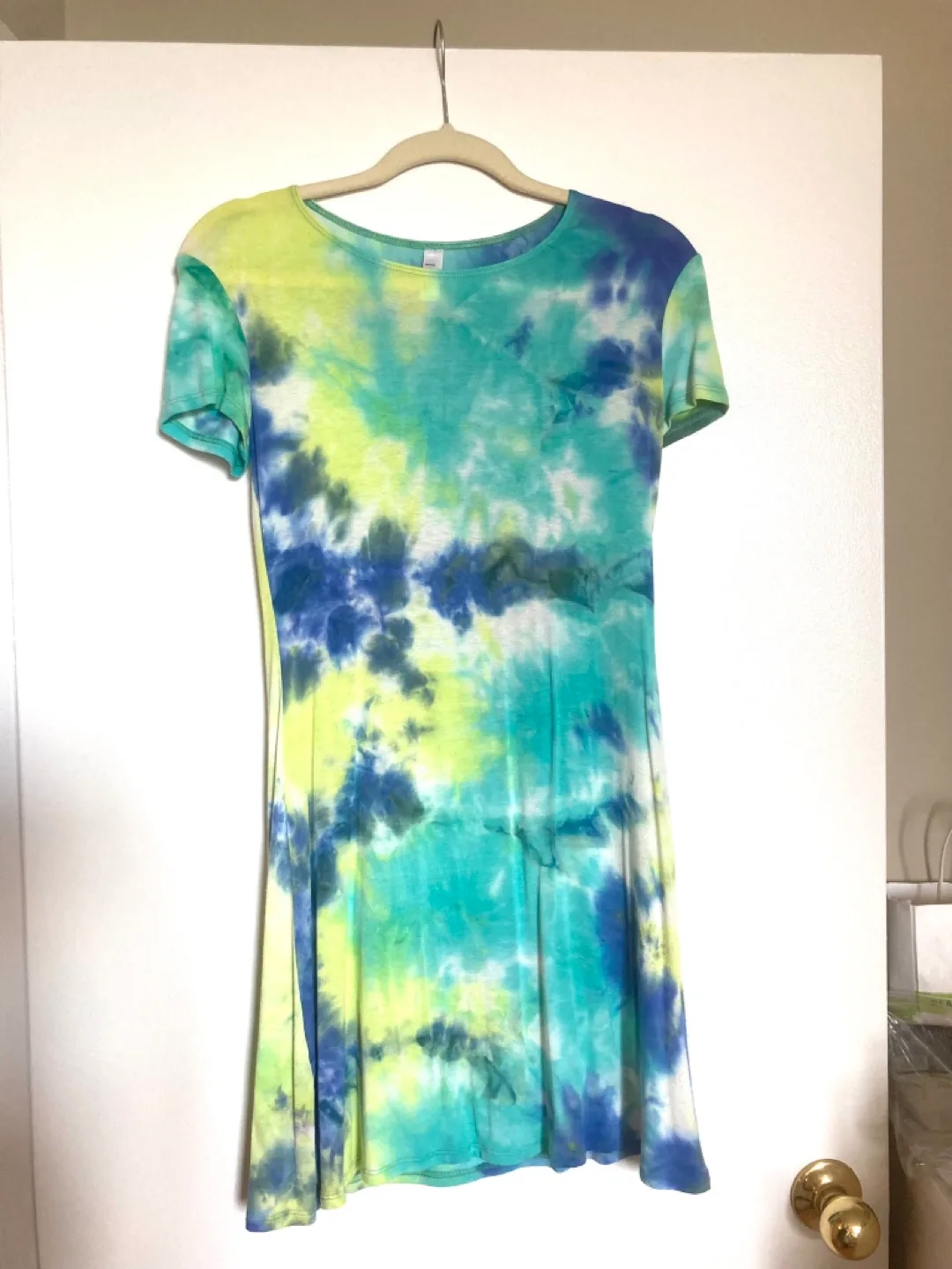 American Apparel Tie-Dye Mini Dress - Size Small thumbnail