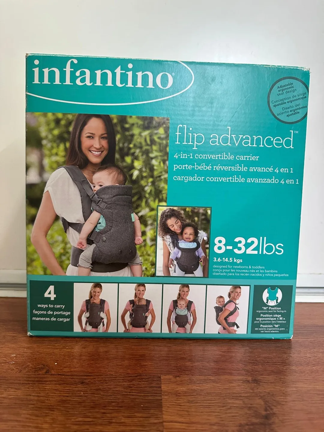 Infantino Flip Advanced 4-in-1 Convertible Baby Carrier thumbnail