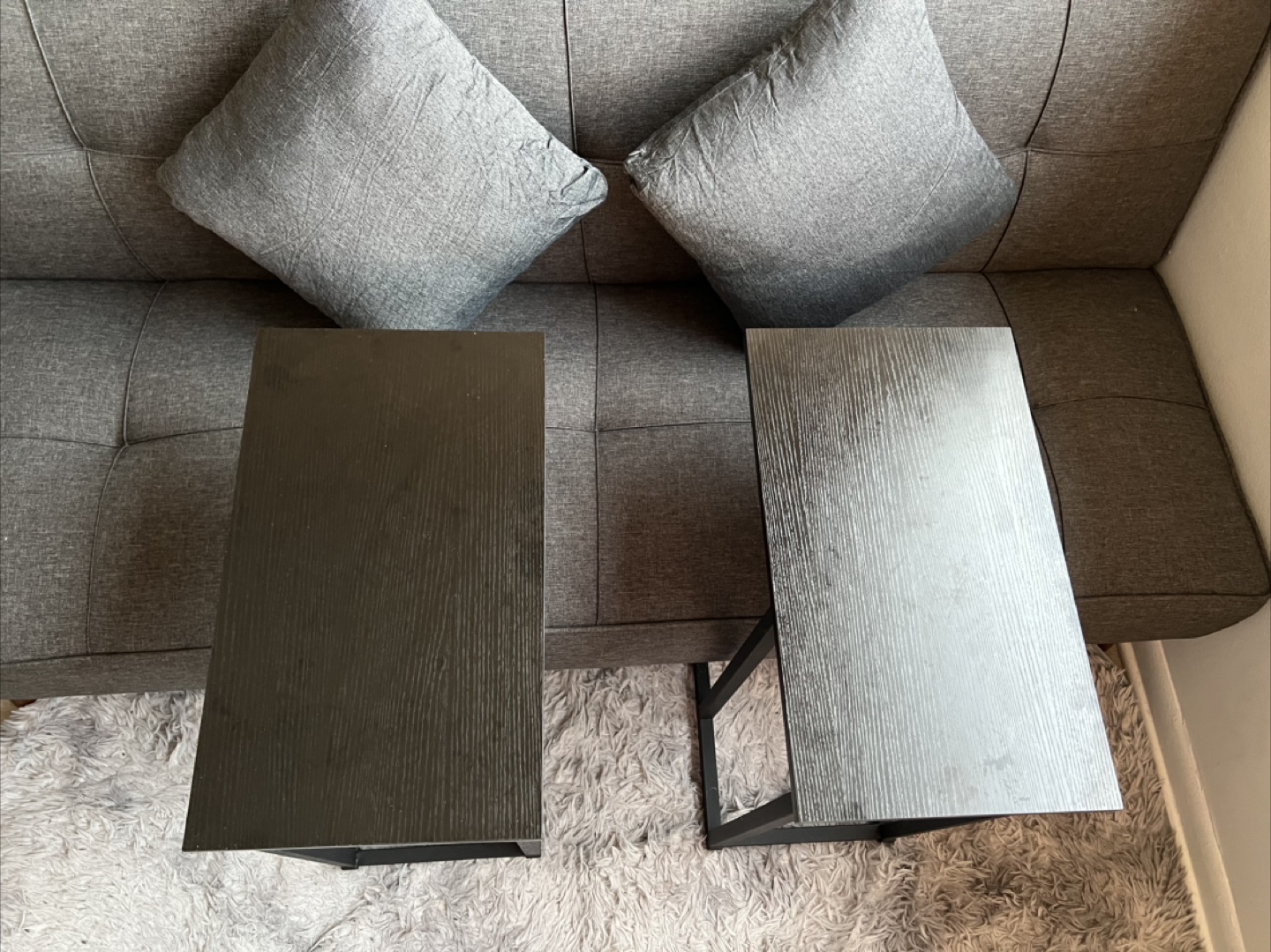 Set of Two Black Side Tables - photo 4
