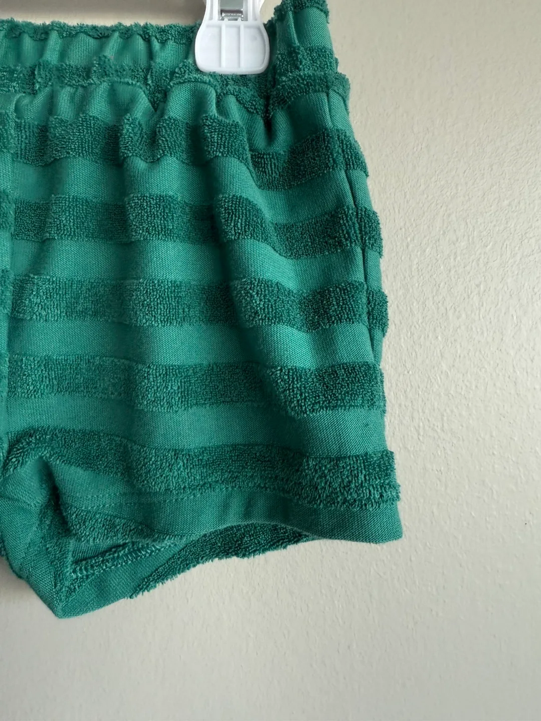 🧡 Baby Girl's Summer Outfit - Green Shorts & Yellow Tank Top image indicator(3)