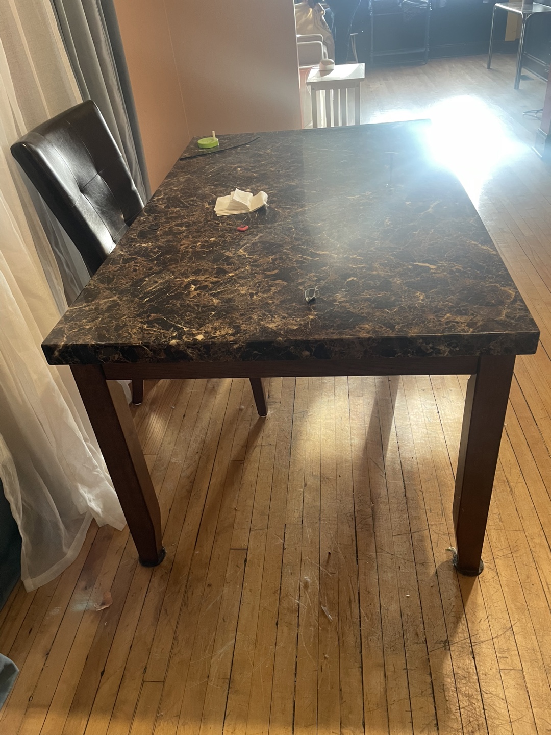 Dining Table with Marble Top - photo 3