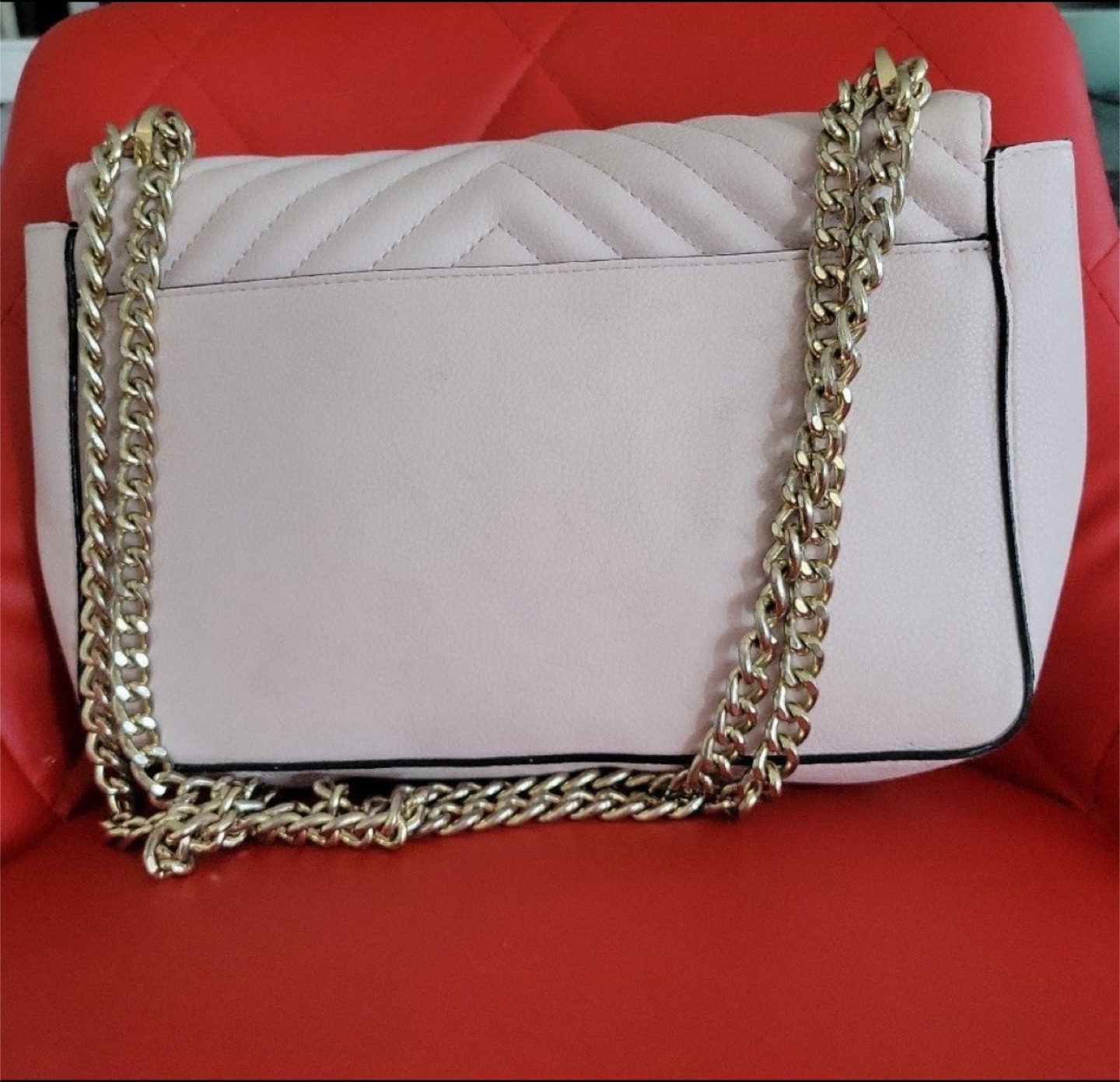 Victoria's Secret Pink Quilted Chain Bag - photo 2