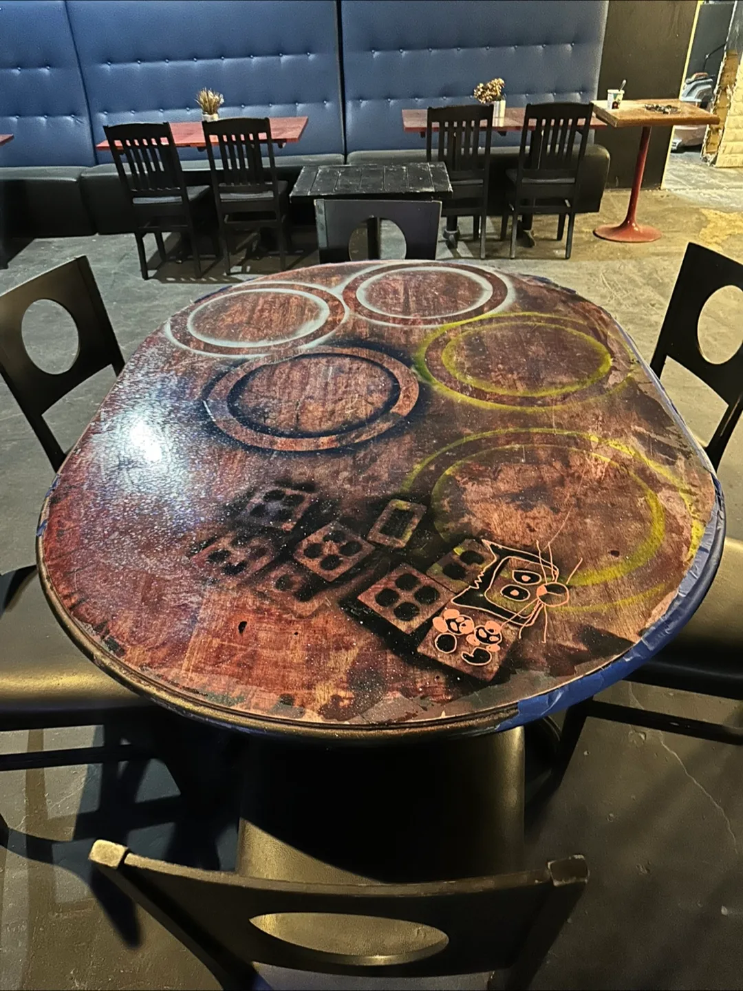 Oval Dining/ craft Table thumbnail
