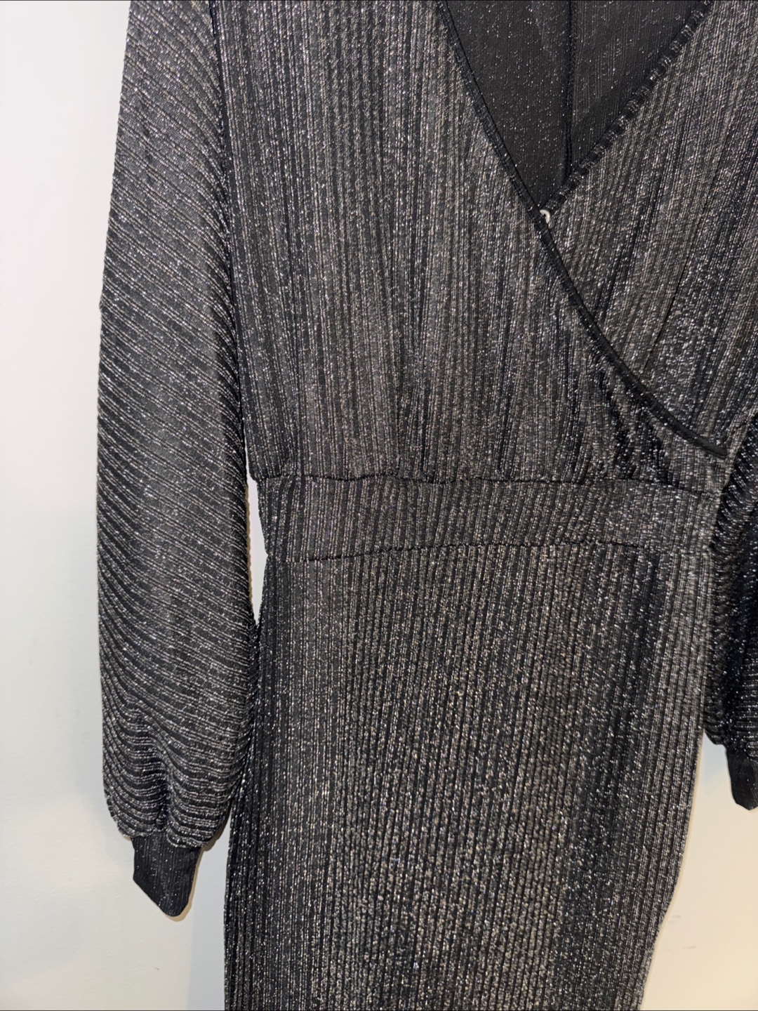 Silver Sparkle Mini Dress - photo 2