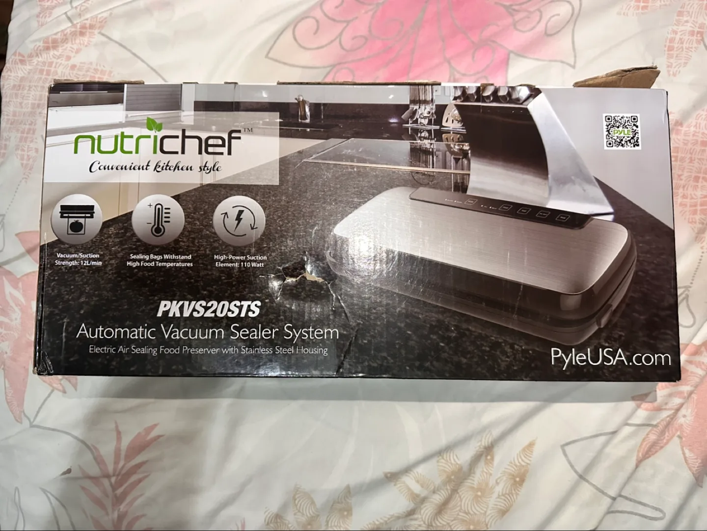 🧡 NutriChef Vacuum Sealer PKVS20STS - Brand New in Box image indicator(3)