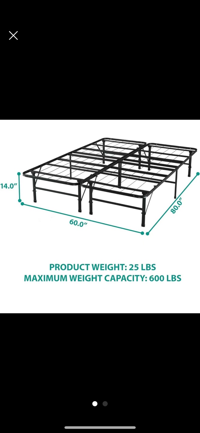 ***READ***Metal Bed Frame - Queen Size