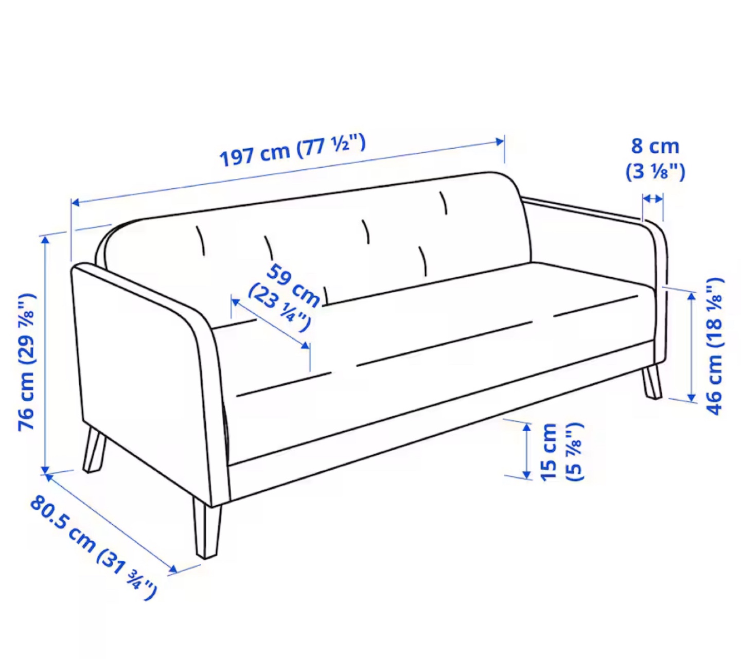 IKEA Flottebo Sofa - Beige - photo 3