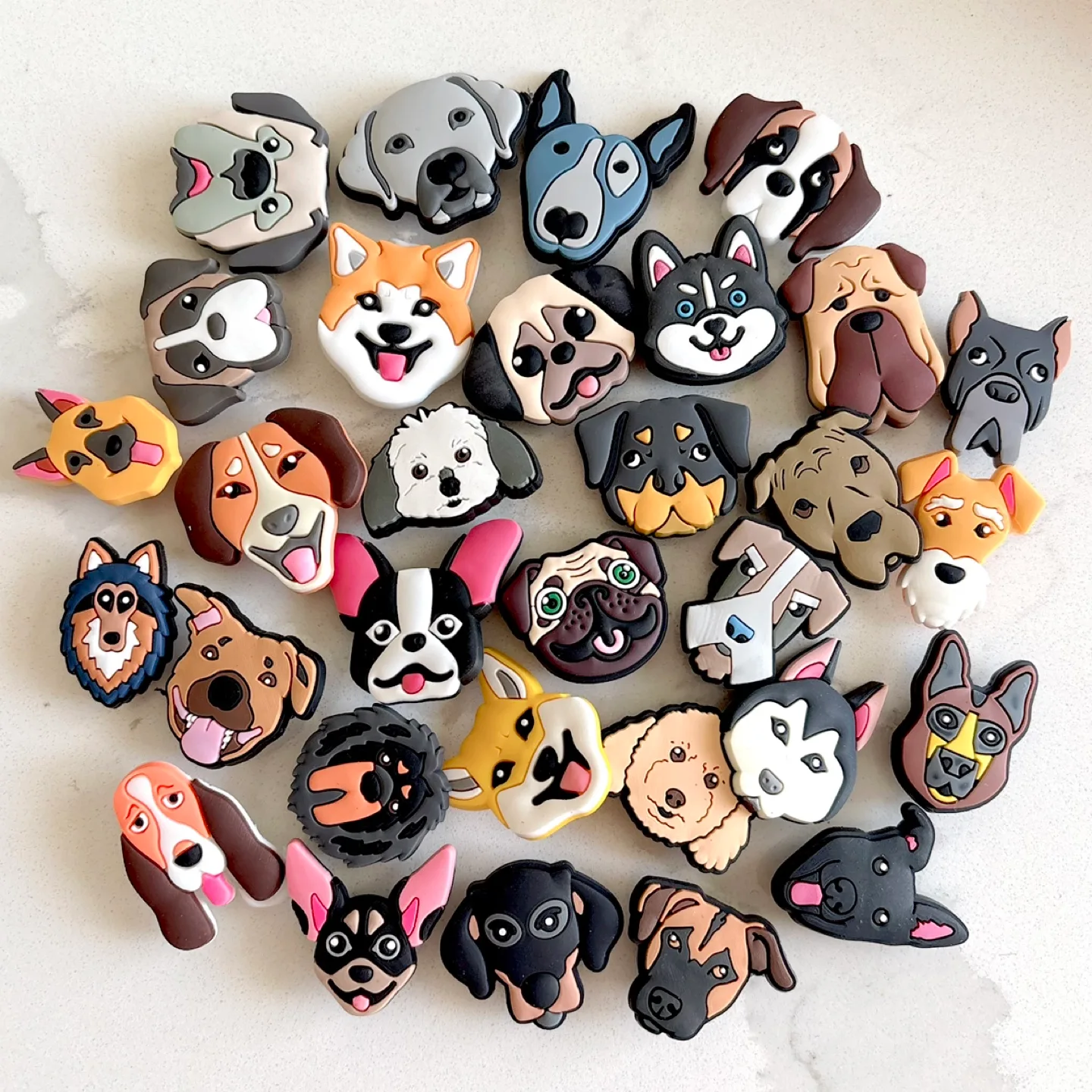 Cute dog jibbitz, brand new crocs charms, shoe pins, clog charms thumbnail