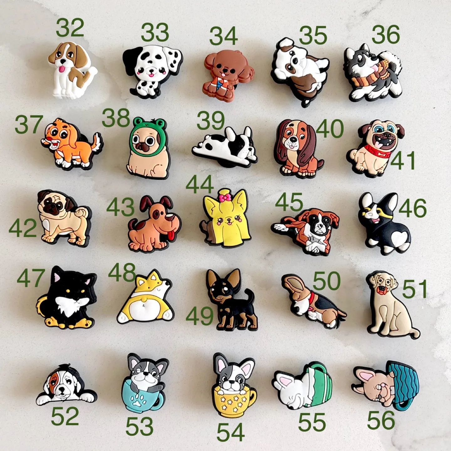 Cute dog jibbitz, brand new crocs charms, shoe pins, clog charms image indicator(2)