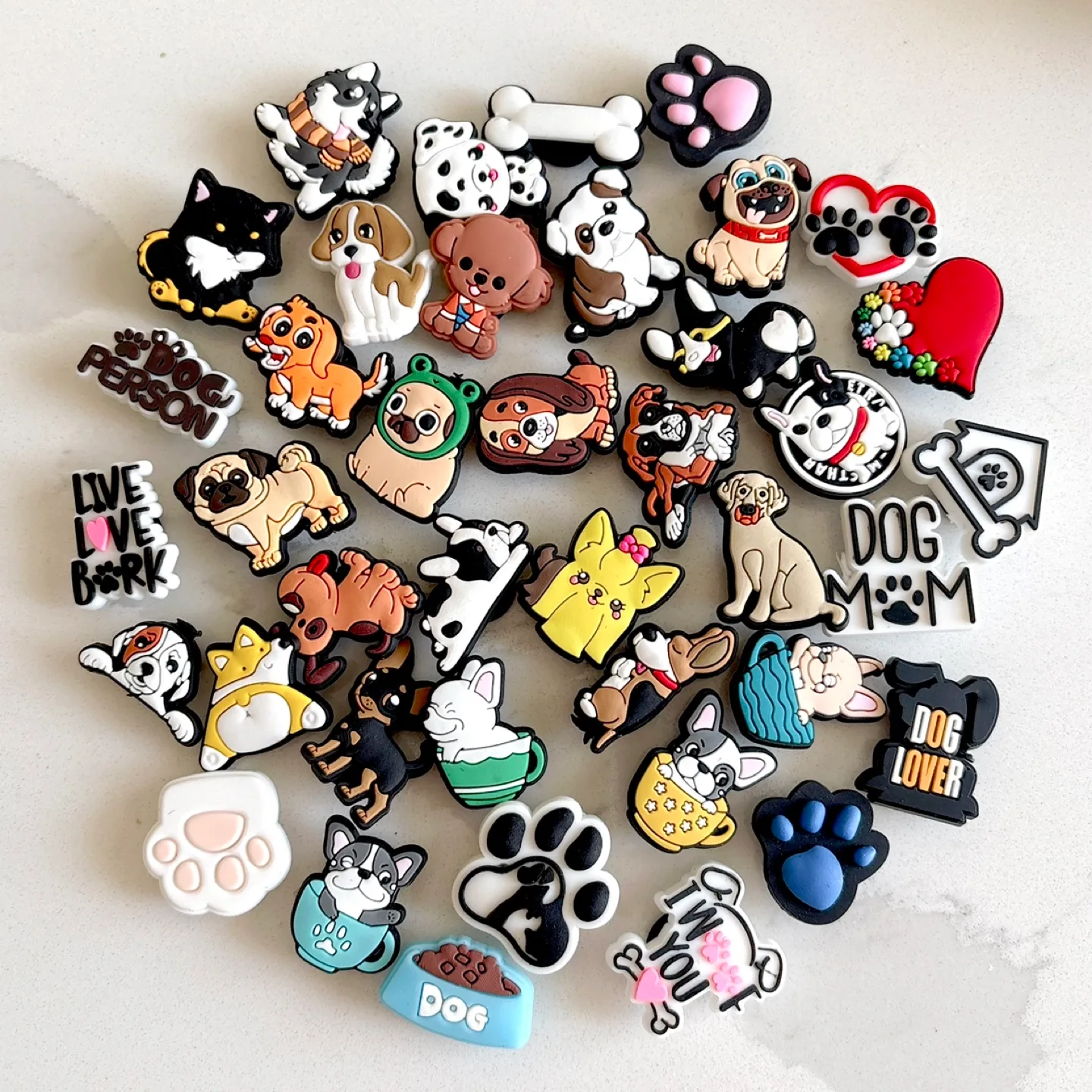 Cute dog jibbitz, brand new crocs charms, shoe pins, clog charms thumbnail