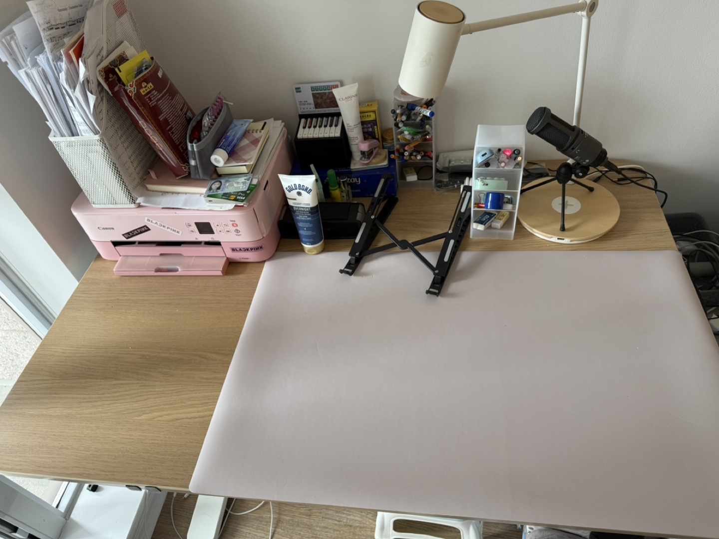 IKEA LINNMON Desk with White Legs - photo 2